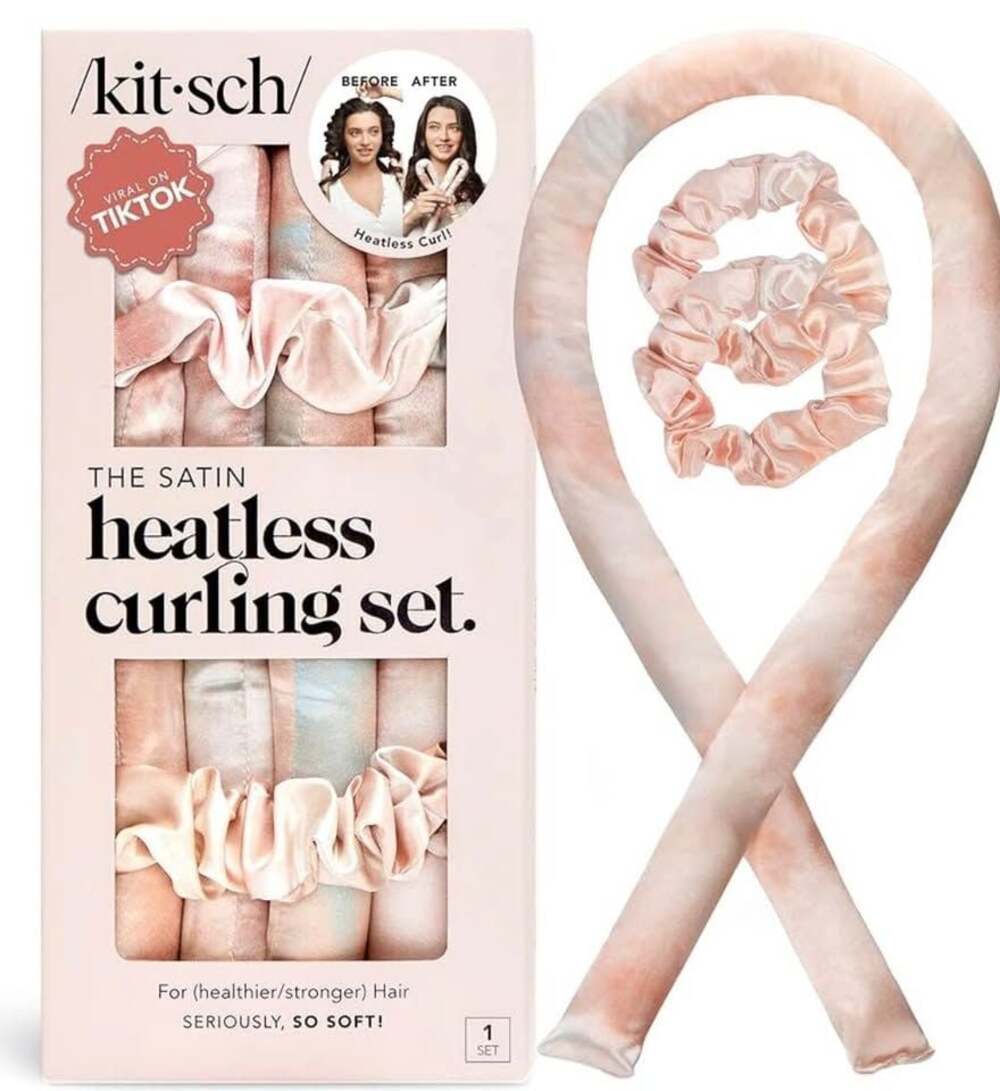 Kit•sch Satin Heatless Curling Set